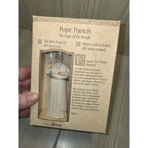 Roman Pope Francis The Pope Of The People Figurine NIB Religious Christian